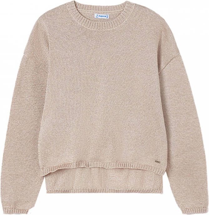 Mayoral Trui 6326 Beige/Off white, Goud