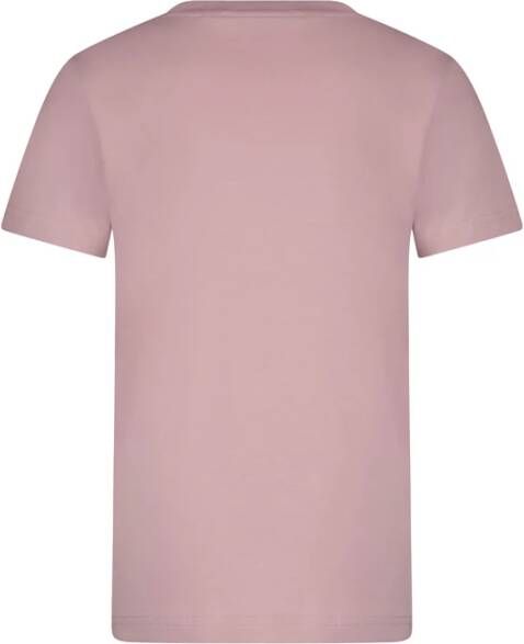 Moodstreet Lila Top T shirt With Chest Print