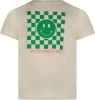 Moodstreet Gebroken Wit T shirt T shirt With Chest And Back Print online kopen