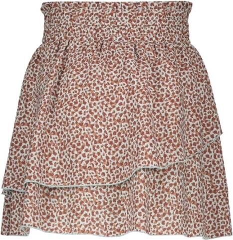 Nobell Multi Minirok Nada Short Layered Skirt