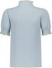 Nobell Blauwe T shirt Kumin Rib Jersey Tshirt online kopen