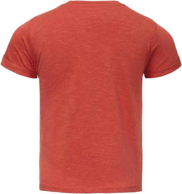 Noppies ! Meisjes Shirt Korte Mouw -- Rood Katoen/elasthan