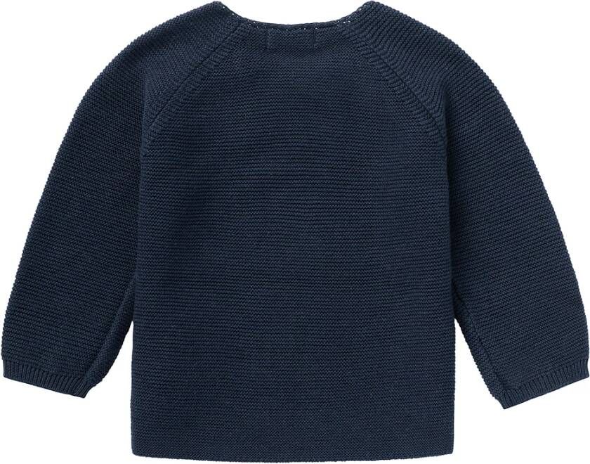 Noppies baby longsleeve Pino van biologisch katoen donkerblauw