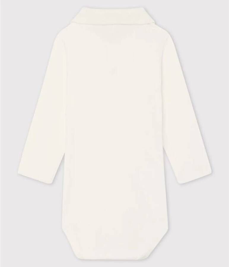 Petit Bateau Body A Maniche Lunghe , Beige, Dames