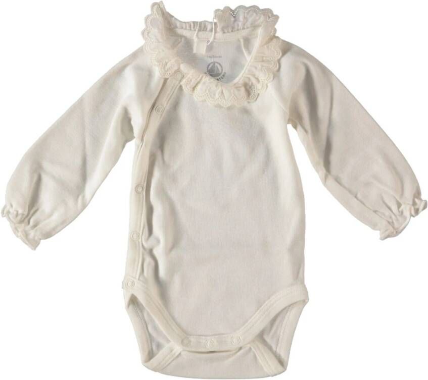 Petit Bateau meisjes romper A01KI01 creme
