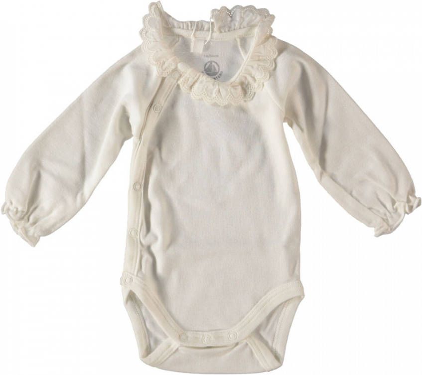 Petit Bateau Romper A01KI01 Beige/Off white