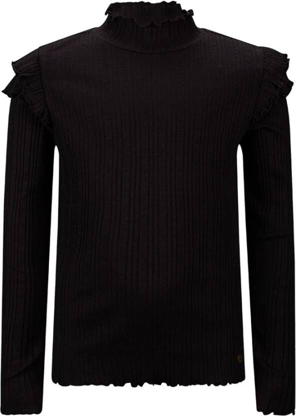 Retour Jeans Yara ribgebreide longsleeve met ruches