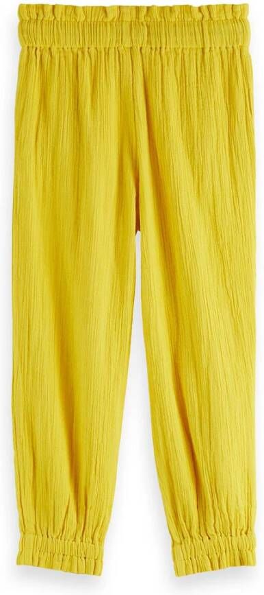 Scotch & Soda Mid rise broek met rechte pijpen van biologisch katoen