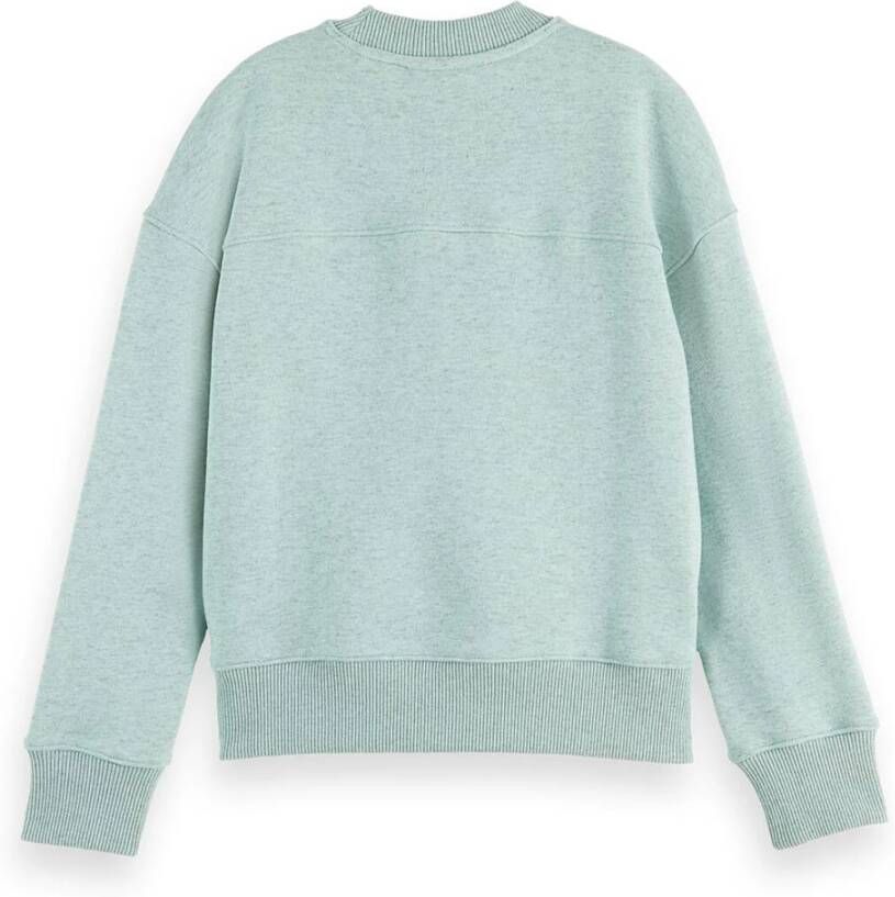 Scotch & Soda Loose fit sweater met ronde hals en artwork