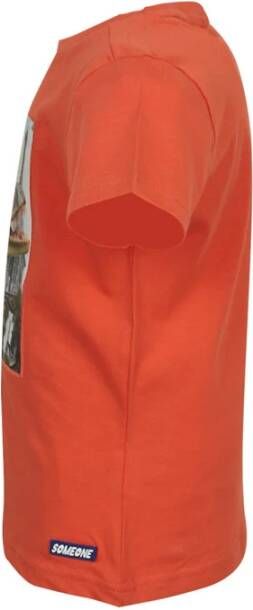 Someone ! Jongens Shirt Korte Mouw -- Rood Katoen