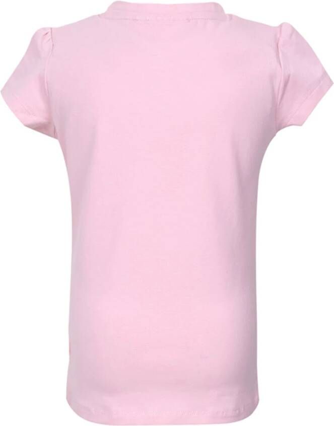 Someone ! Meisjes Shirt Korte Mouw -- Roze Katoen/elasthan