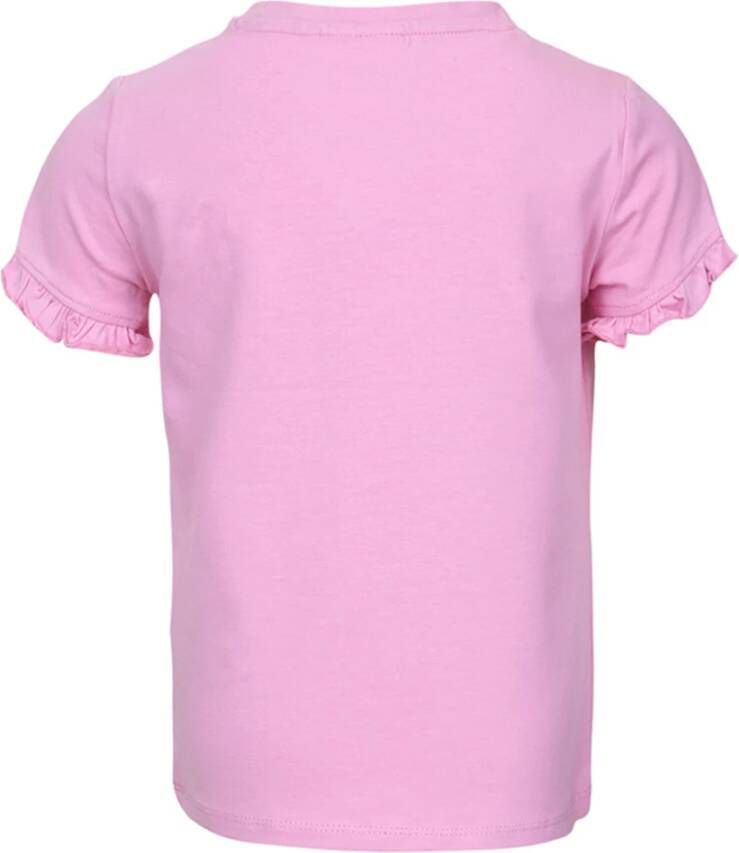 Someone ! Meisjes Shirt Korte Mouw -- Roze Katoen/elasthan