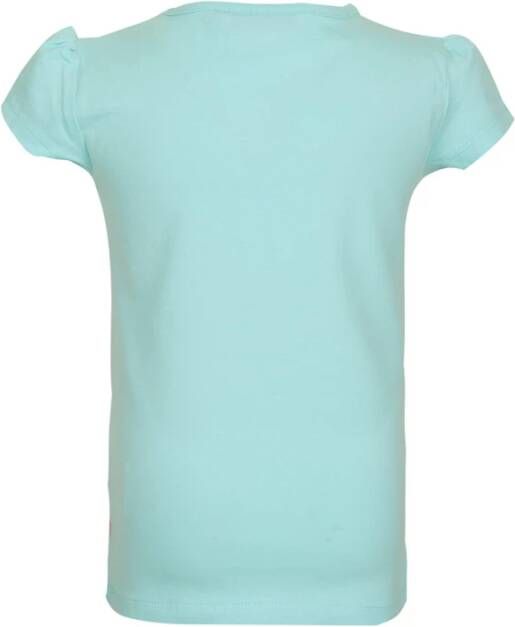Someone ! Meisjes Shirt Korte Mouw -- Turquoise Katoen/elasthan