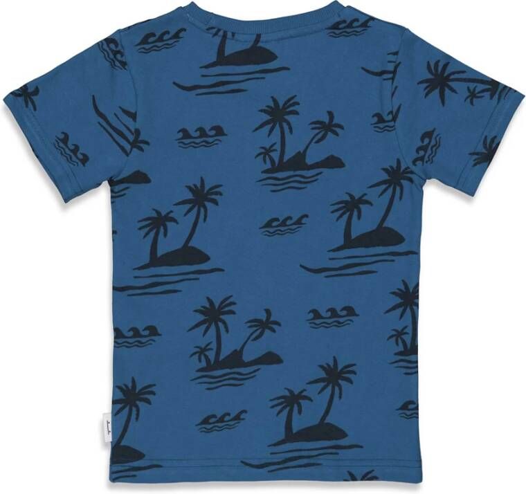 Sturdy ! Jongens Shirt Korte Mouw -- Blauw Katoen