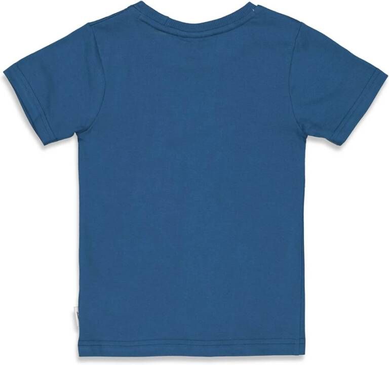 Sturdy ! Jongens Shirt Korte Mouw -- Blauw Katoen