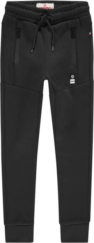 Vingino ! Jongens Lange Broek Maat 116 Zwart Katoen/polyester