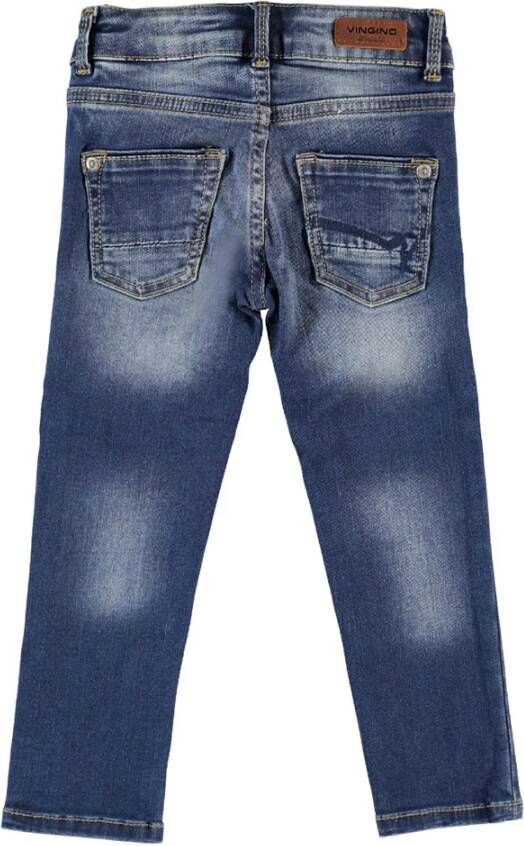 VINGINO ! Meisjes Lange Broek Maat 116 Denim Jeans