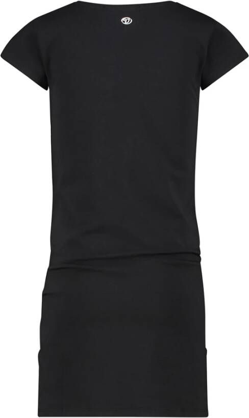 VINGINO ! Meisjes Jurk Maat 110 Zwart Katoen/elasthan