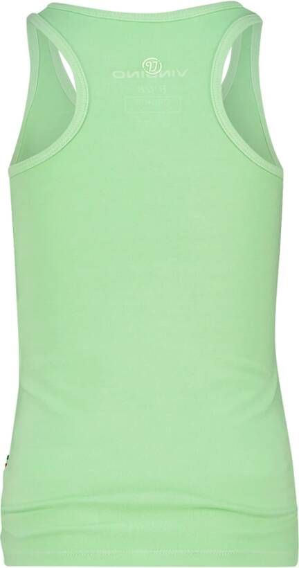 VINGINO ! Meisjes Top Maat 116 Groen Katoen/elasthan