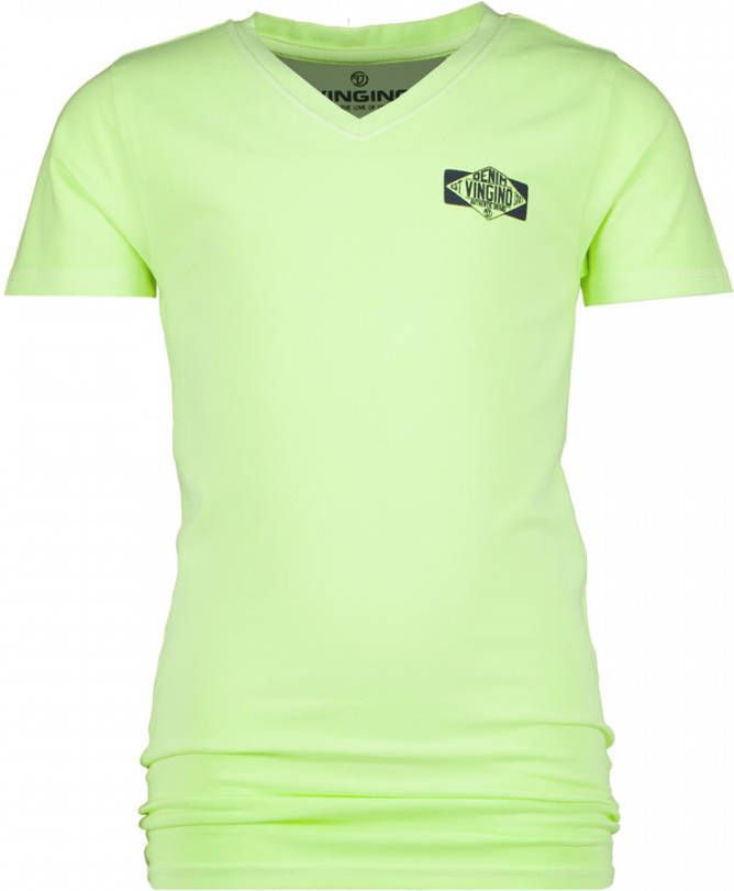 Vingino basic T shirt Hozer neon geel