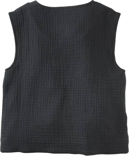 Z8 ! Meisjes Gilet -- Antraciet Katoen/elasthan