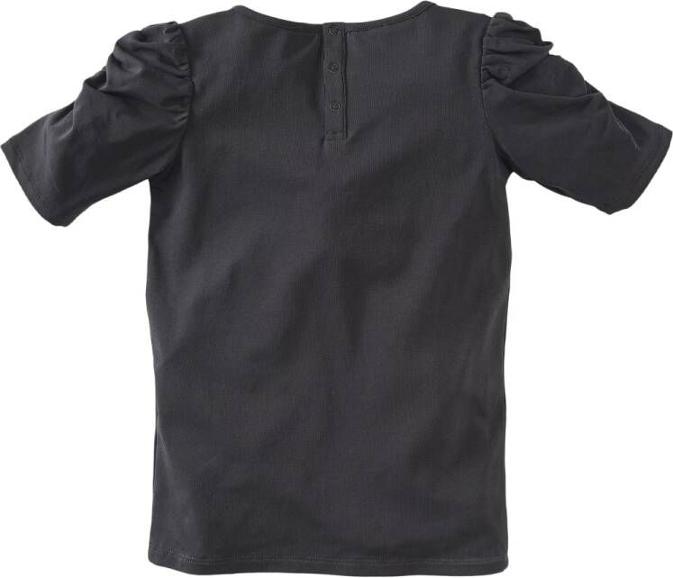 Z8 ! Meisjes Shirt Korte Mouw -- Antraciet Katoen/elasthan