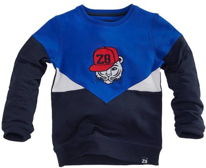 Z8 longsleeve Marco met printopdruk marineblauw Bambooz.nl Z8 longsleeve met printopdruk donkerblauw | wehkamp