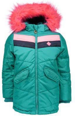 B.Nosy ! Meisjes Winterjas Maat 116 Blauw Polyester