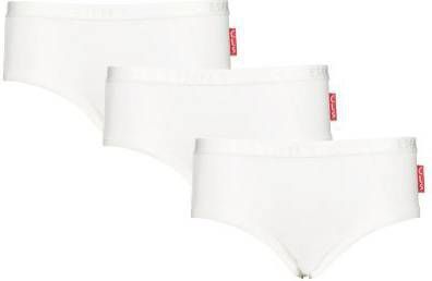 Claesens ! Meisjes 3-Pack Boxers Maat 152 Wit Katoen/lycra