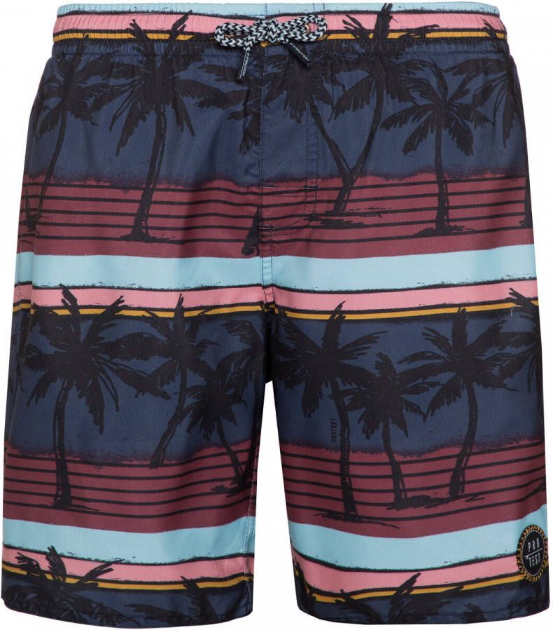 Protest zwemshort PRTMAURITS JR donkerblauw/rood