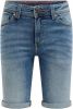 WE Fashion Blue Ridge slim fit jeans bermuda mid blue online kopen