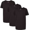WE Fashion T shirt set van 3 zwart online kopen