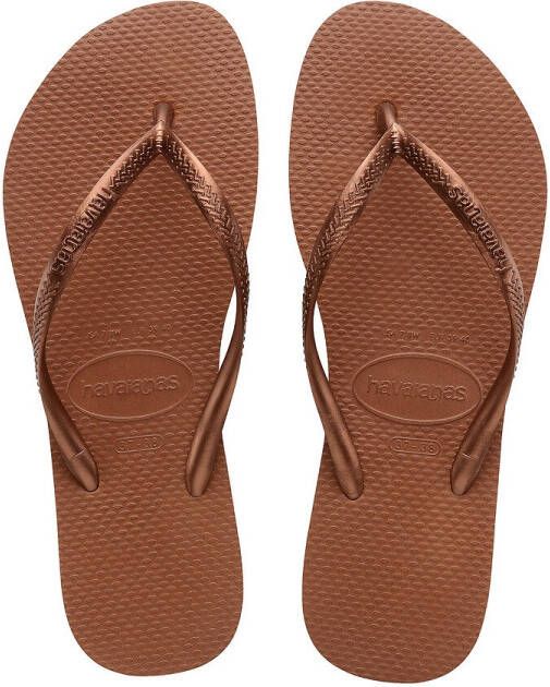 Havaianas slim sandals , Bruin, Dames