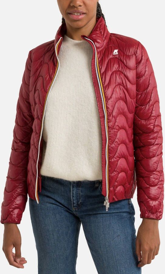 K-way Korte gematelasseerde windjack met ritssluiting Violette Eco Warm