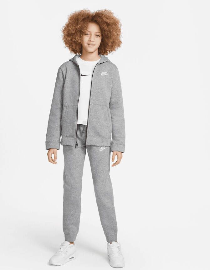 Nike Sportswear Fleece Trainingspak Junior Midnight Navy/Midnight Navy/Midnight Navy/White/White Kind