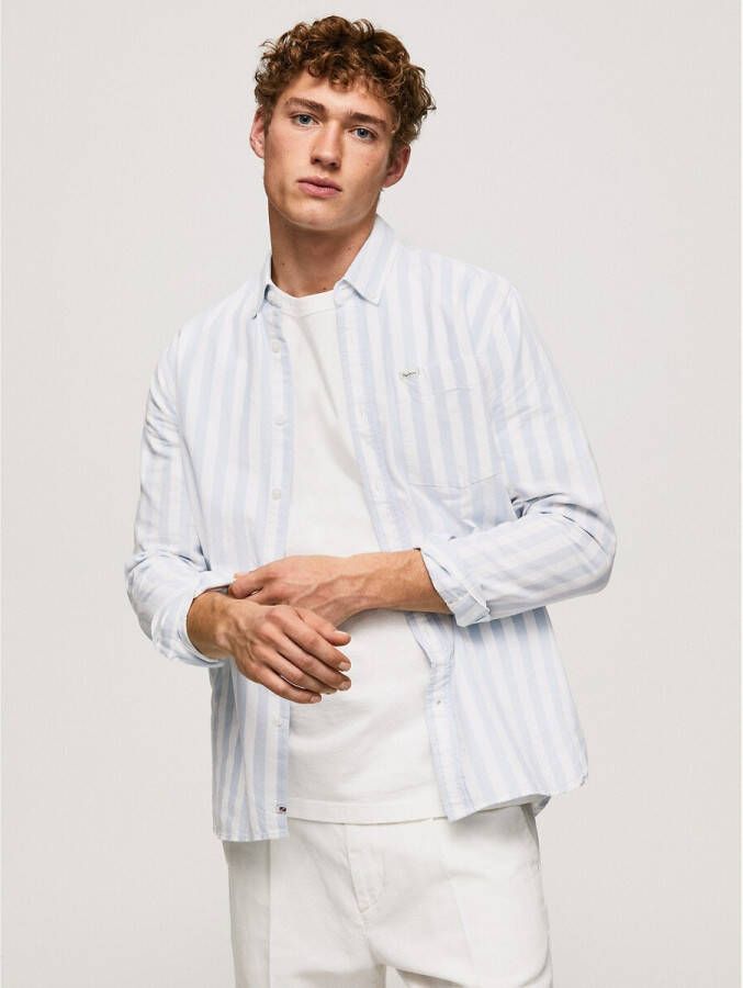 Pepe Jeans Alledaagse t shirts , Blauw, Heren