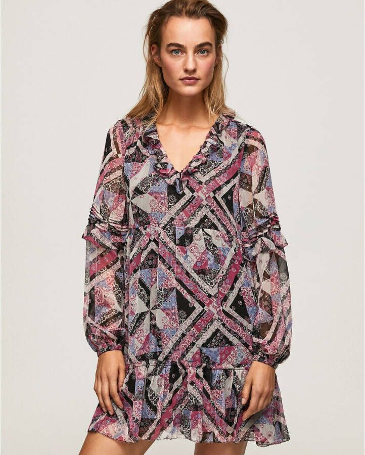 Pepe Jeans Casual kleedjes Roze Dames