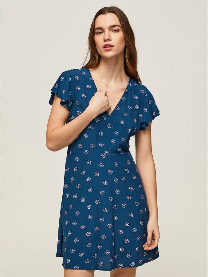 Pepe Jeans Zomerkleedjes Blauw Dames