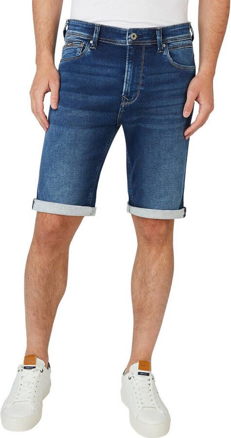 Pepe Jeans Denim Shorts Blauw Heren