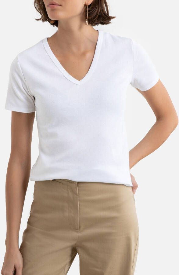 PETIT BATEAU Iconisch T shirt in bio katoen