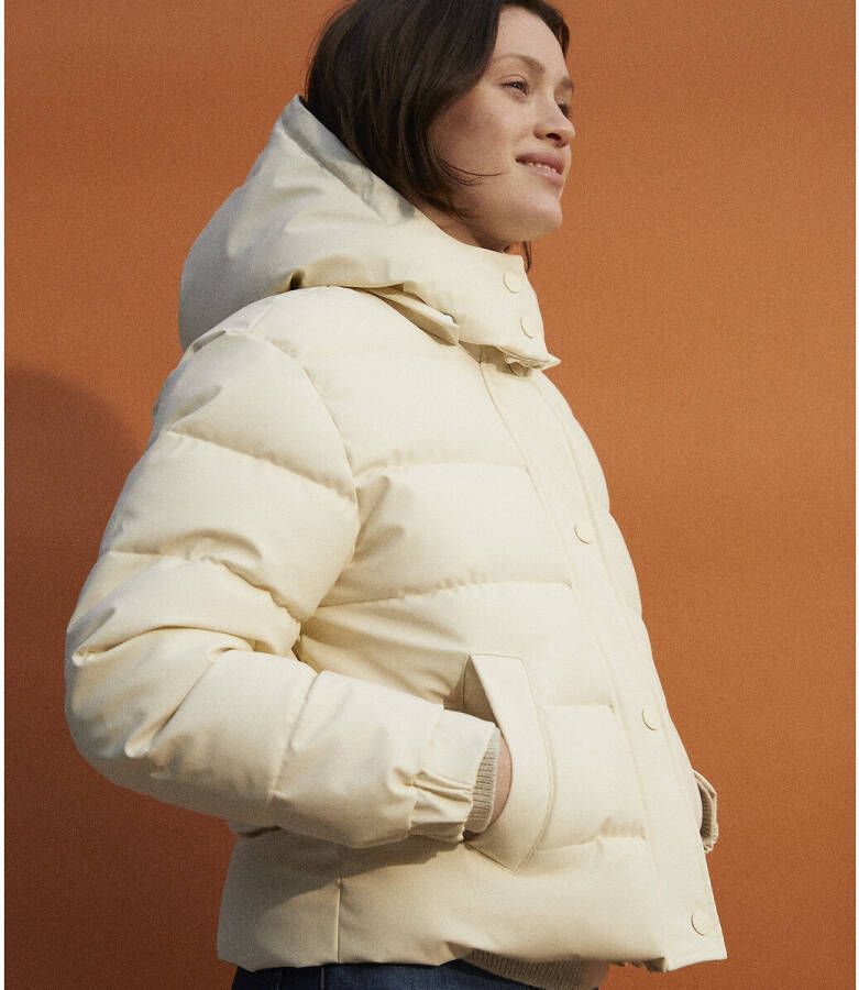 Petit Bateau Gewatteerde Jassen Beige Dames