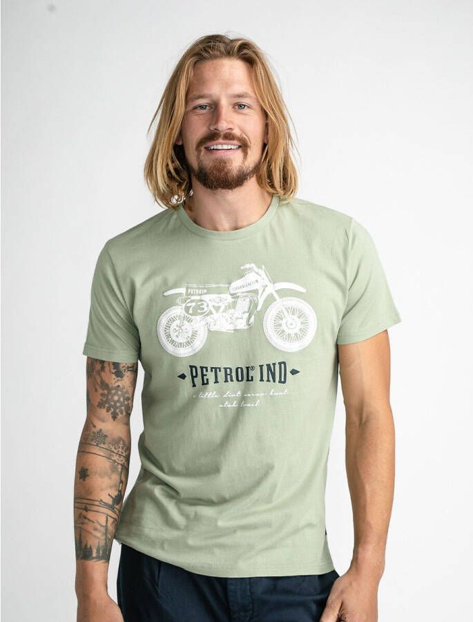 Petrol Industries Heren shirt m 1030 tsr707 6007 light pesto