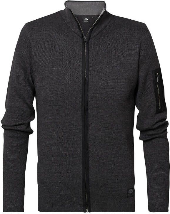 PETROL INDUSTRIES Vest met ritssluiting en opstaande kraag KWC254