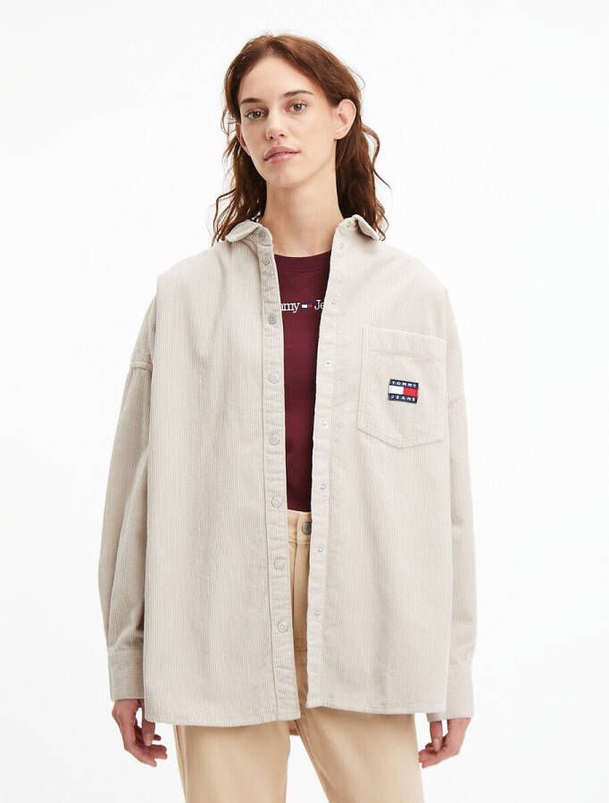 TOMMY JEANS Overhemdblouse TJW CORDUROY OVERSHIRT