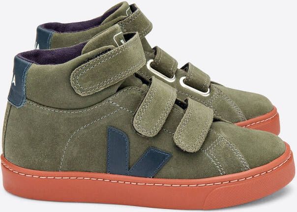 Veja Kinderschoenen Kaki Small Esplar MID W20 , Groen, Unisex