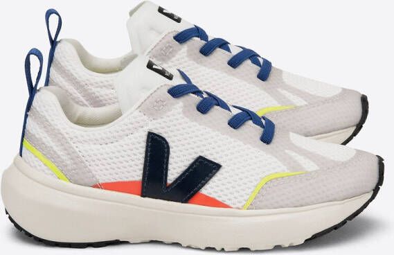 Veja Sneakers met veters, voor kinderen, Canary