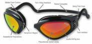 CliC Sportbril goggle small Zwart/spiegelglazen