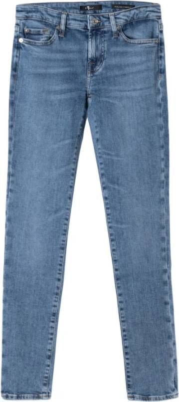 7 For All Mankind Regular Fit Jeans Blauw Heren