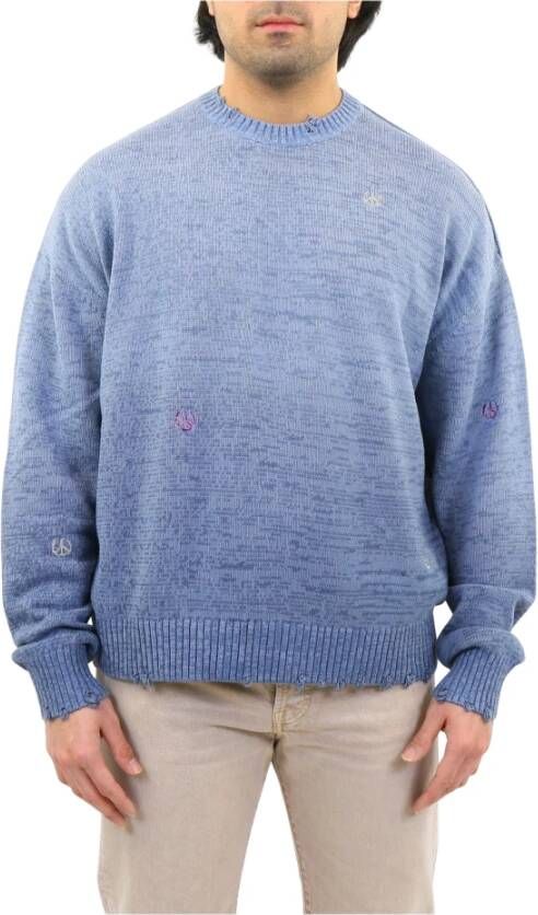 Acne Studios Gebreide kleding , Blauw, Heren