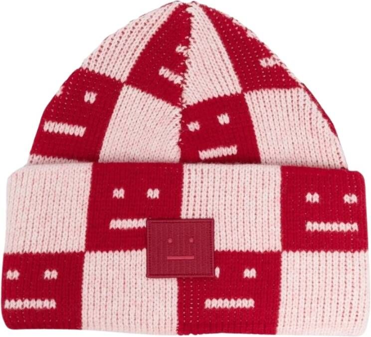 Acne Studios Hoeden Rood Dames